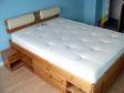 Double Bed - Pine With 2 side cabinets,  4 drawers and....